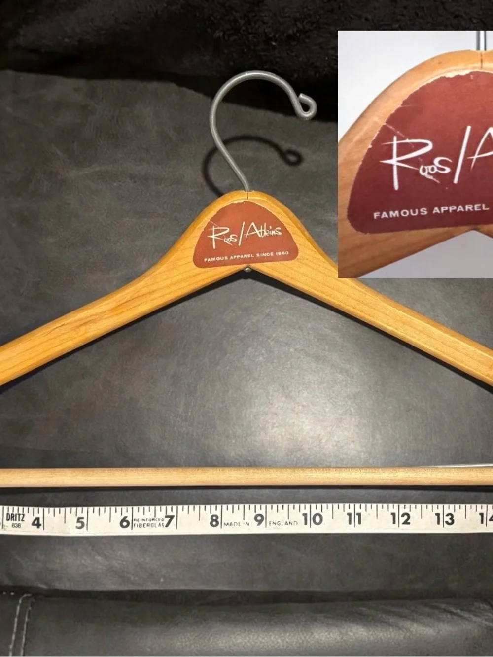 Wooden Hanger in Tan/Brown - Closet Accessory